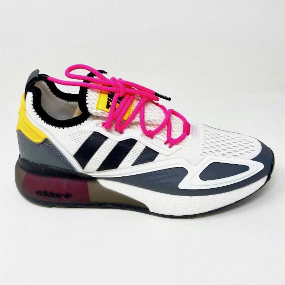 Adidas ZX 2K Boost X Ninja Time In Cloud White Black Grey Mens Size 6 ~